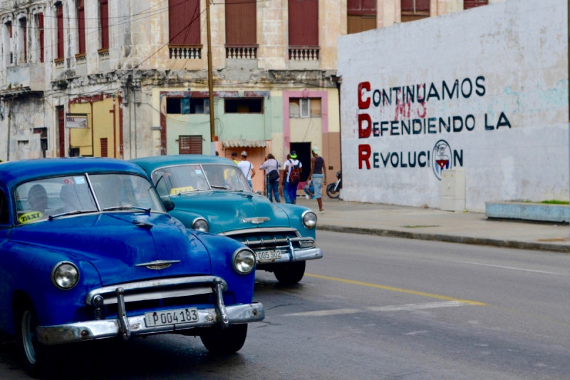 "Voor de Cubanen behoort vrijwilligerswerk zelfs niet tot het domein van de economie maar is het een politiek project om het socialisme te promoten in de vorm van werkbrigades."