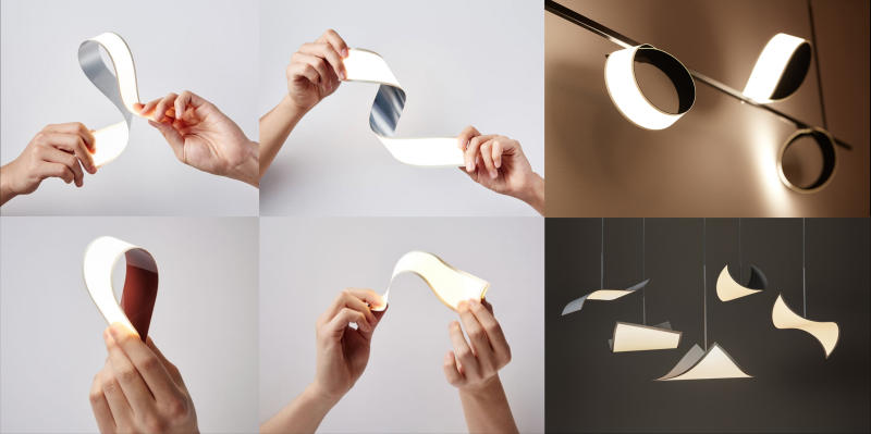 Flexibele OLED's en artistieke OLED-armaturen