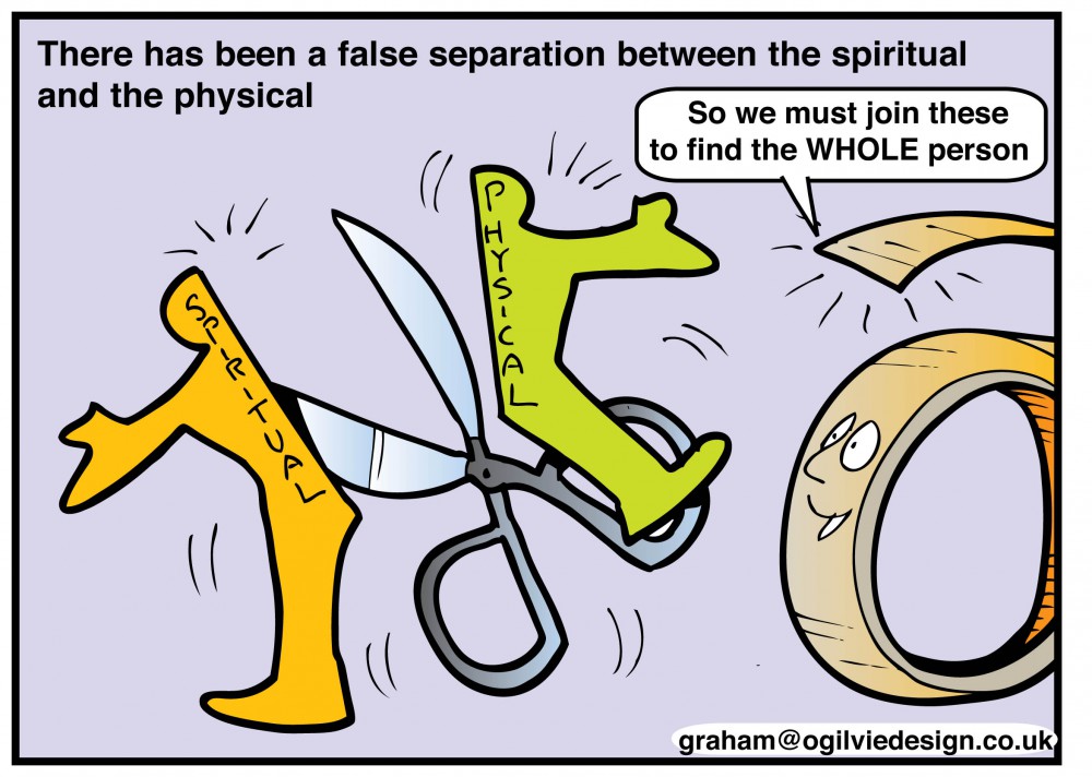 Separation between the spiritual and the physical