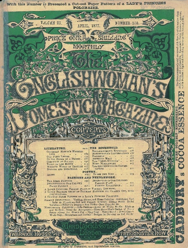 Voorblad van The Englishwoman's Domestic Magazine (April 1877)