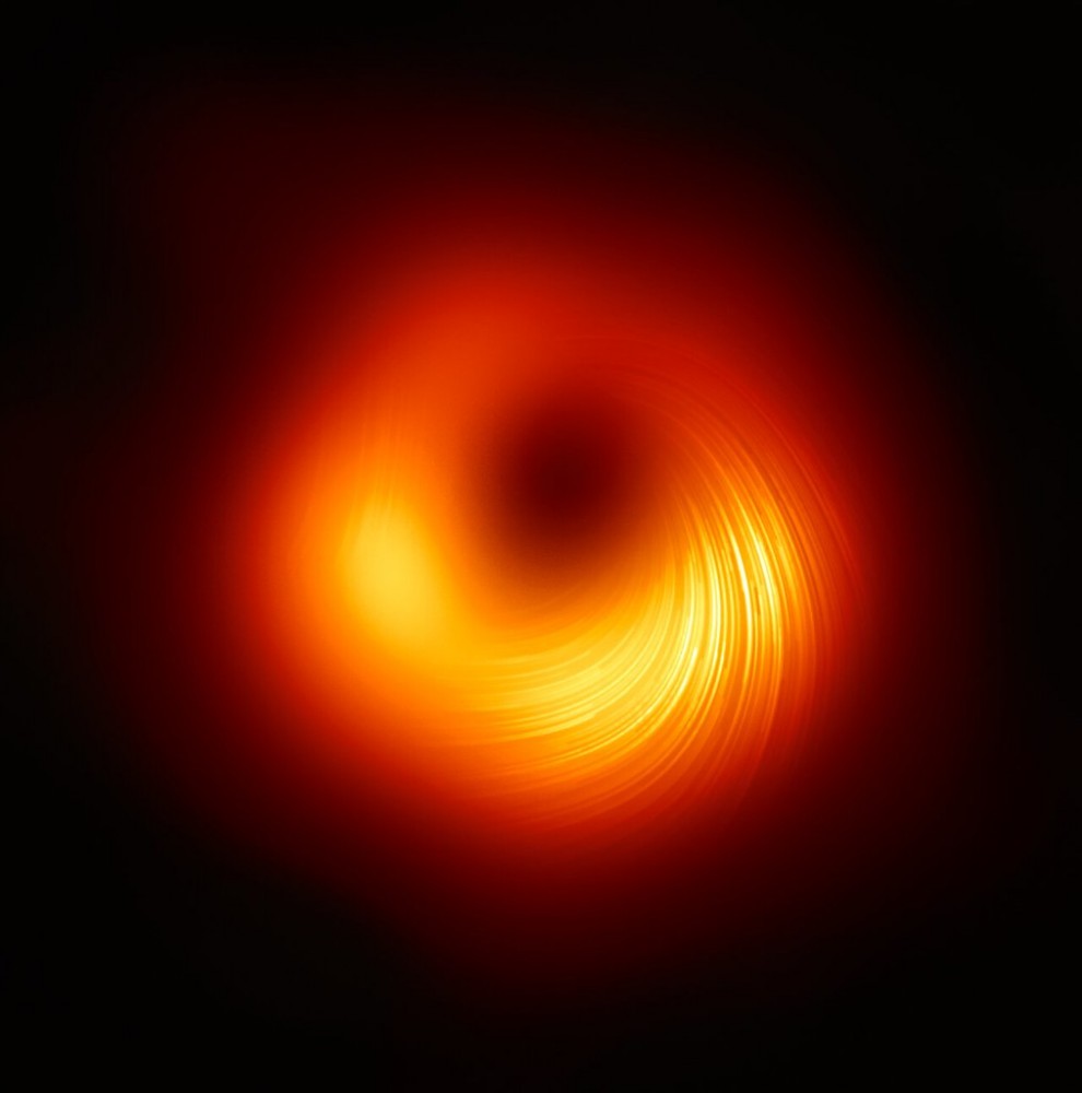 Foto van het M87 supermassieve zwart gat. Copyright: EHT Collaboration