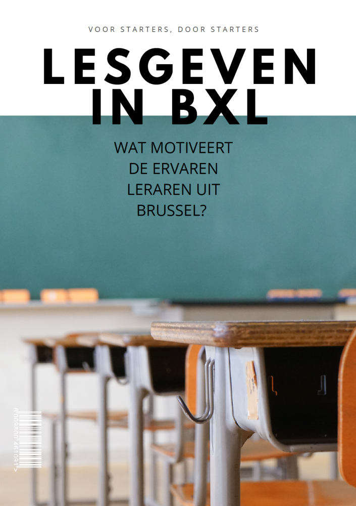 Cover brochure 'Lesgeven in BXL'
