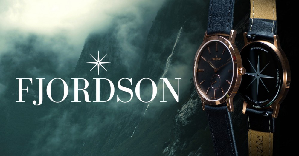 Afbeelding 1: Het horlogemerk Fjordson (redesign)