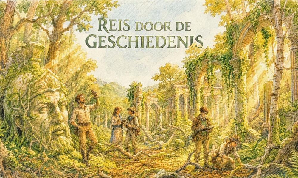 De afbeelding op de doos van het spel.