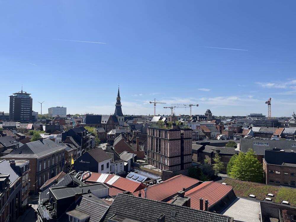 Uitzicht in Hasselt vanuit panoramatoren in het Begijnhof