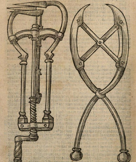 Instrumenten. Maarten Everaert, t’ Boeck vande Vroet-Wijfs (Amsterdam: Cornelis Claesz., 1591), f. 27v.. 